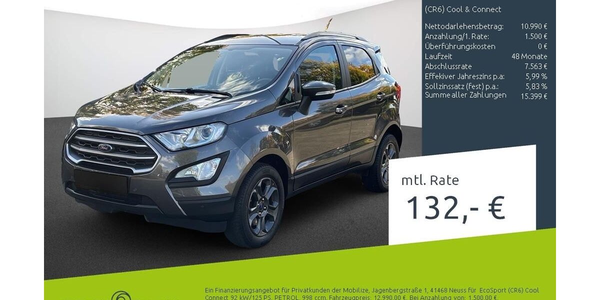 Ford EcoSport 52.628 km 11.489 &euro; Borken 46325