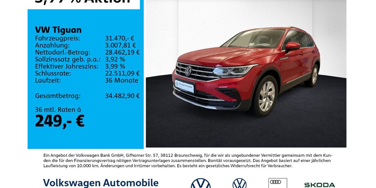 VW Tiguan 58.720 km 30.980 &euro; Leipzig 04277