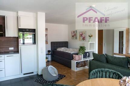 Zuhause ankommen in Radolfzell in der Friedrichstr.! Möblierte 1,5 Zi.-Whg. mit Küche und Stellplatz 1 zimmer