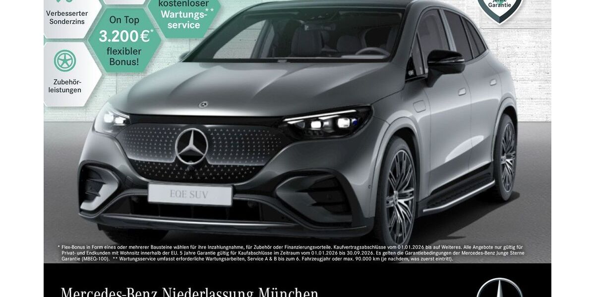 Mercedes-Benz EQE SUV 13.377 km 59.990 &euro; München 80636