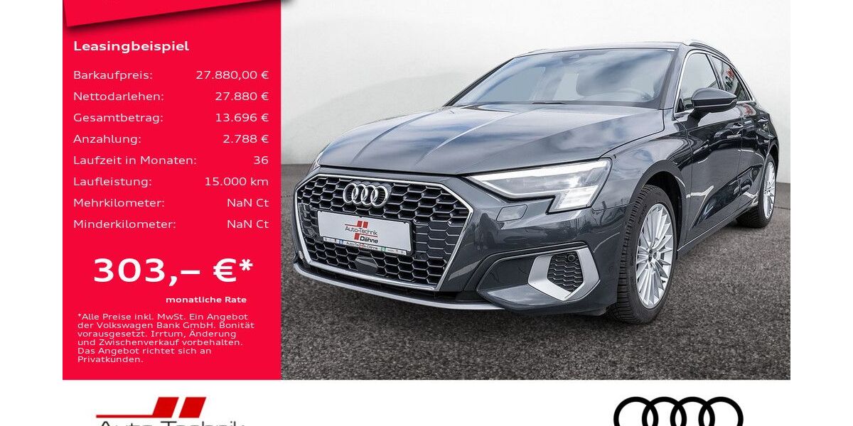 Audi A3 45.367 km 27.880 &euro; Wittenberge 19322