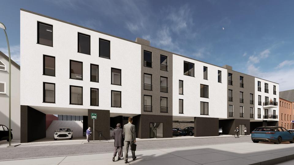 Vermietung Neubau Penthouse 3 ZKDB in Übach-Palenberg Zentrum WE11 3 zimmer