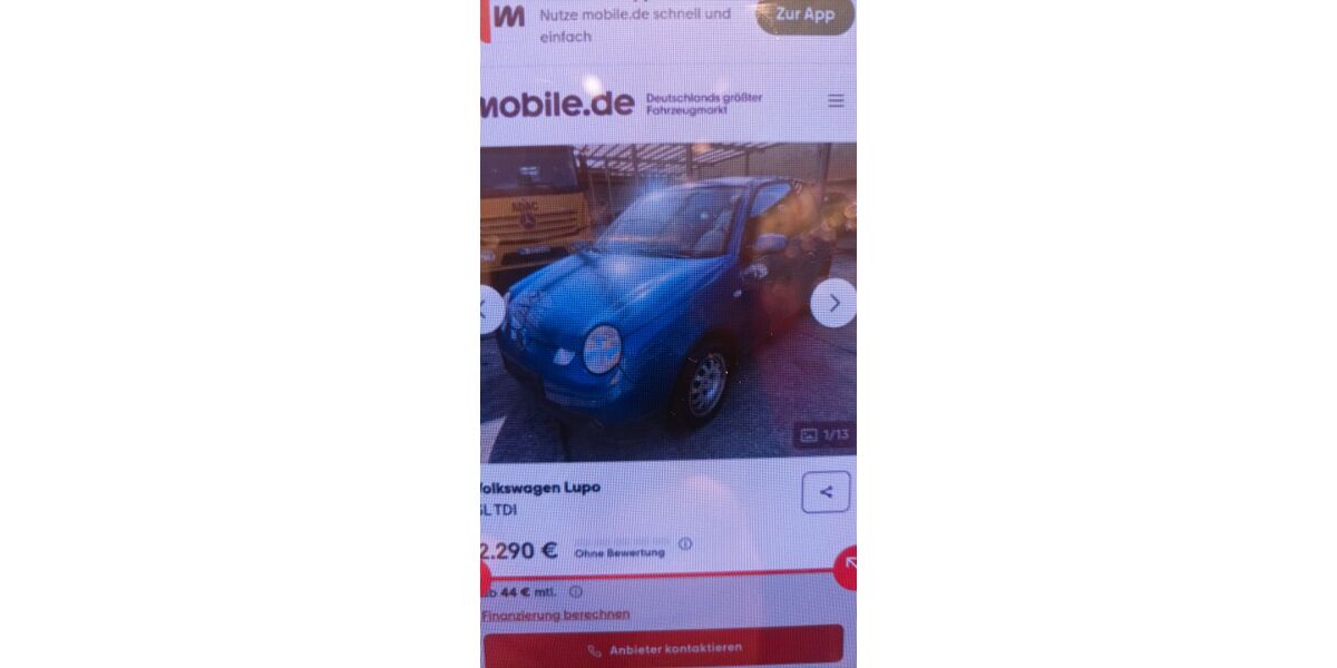 VW Lupo 155.000 km 2.290 &euro; Zepernick 16341