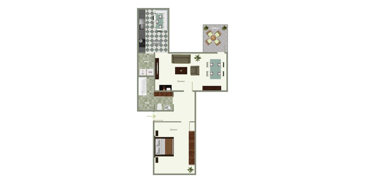 Etagenwohnung Löningen - 2 Zimmer, 85 m&sup2;, 600&euro; | Angebot:26266457