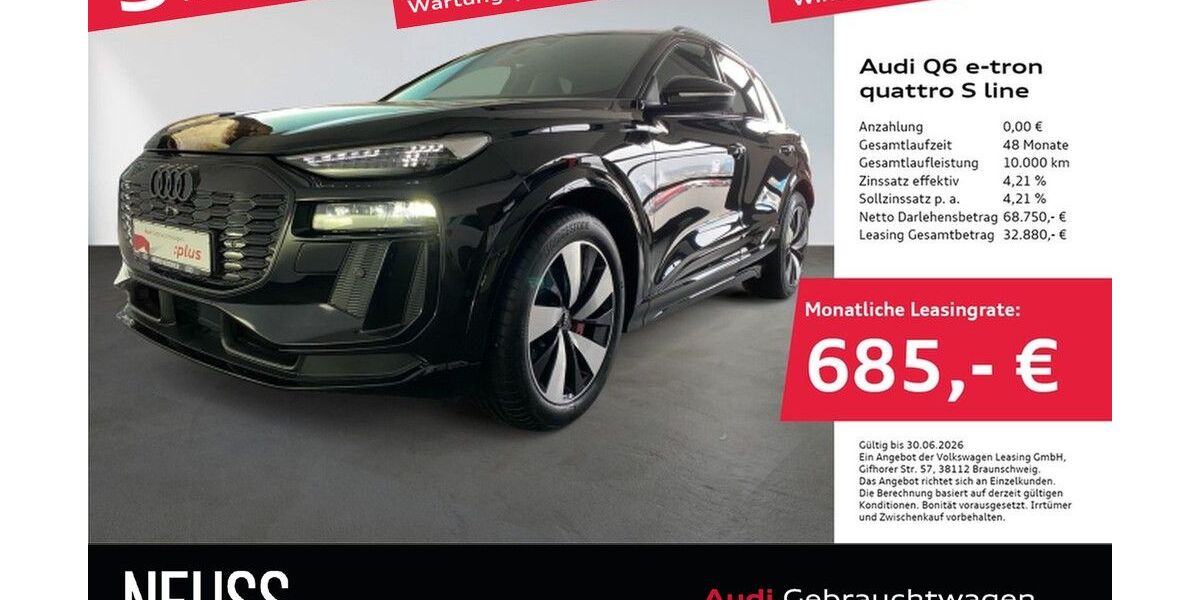 Audi Q6 e-tron 3.494 km 68.750 &euro; Pfarrkirchen 84347