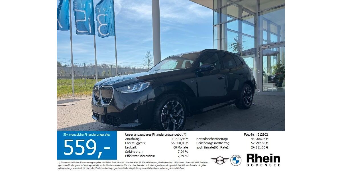 BMW X3 11.000 km 54.850 &euro; Friedrichshafen 88046