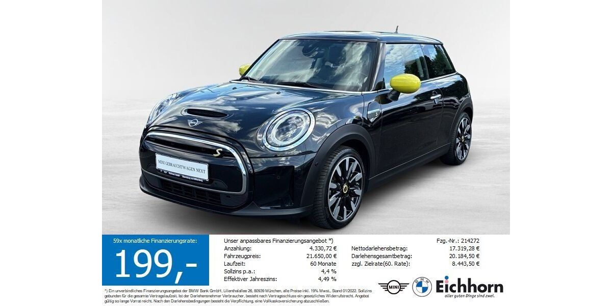 Mini Cooper SE 44.500 km 20.860 &euro; Miltenberg 63897