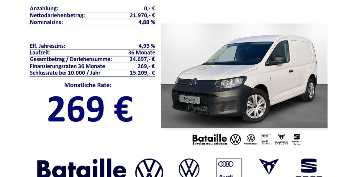 VW Caddy 2.231 km 21.970 &euro; Jülich 52428