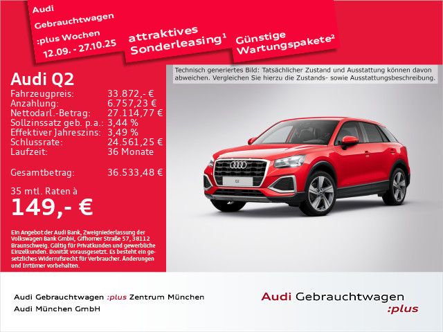 Audi Q2 7.232 km 33.872 € Eching 85386