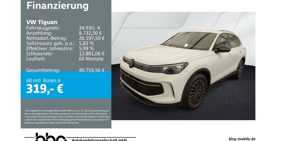 VW Tiguan 25.920 km 34.930 &euro; Durmersheim 76448