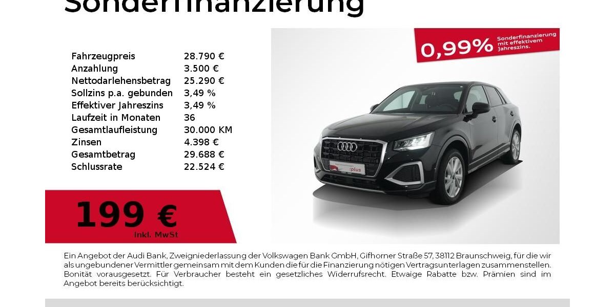 Audi Q2 27.545 km 28.790 &euro; Nürnberg 90441