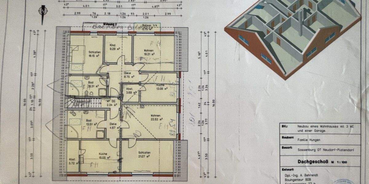 Mehrfamilienhaus, Wohnhaus Sassenburg / Neudorf-Platendorf Neudorf-Platendorf - 8 Zimmer, 310 m&sup2;, 699.000&euro; | Angebot:25357921