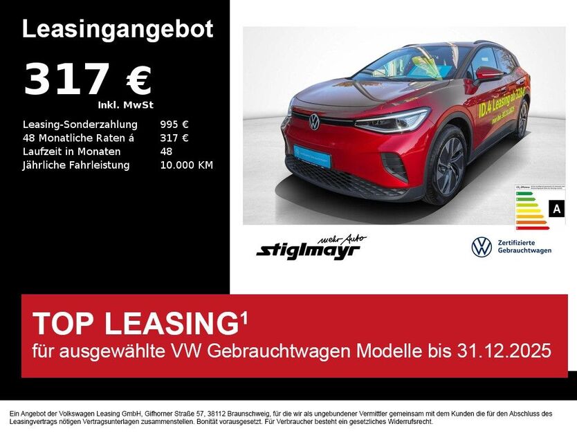 VW ID.4 2.635 km 34.740 € Pfaffenhofen/Ilm 85276