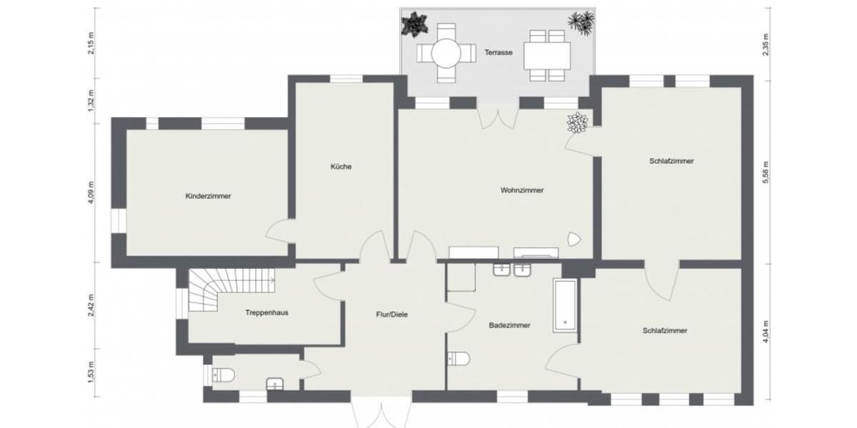 Erdgeschoßwohnung Erkner - 4 Zimmer, 154 m&sup2;, 1.700&euro; | Angebot:25148017