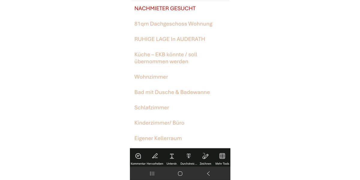 Dachgeschoßwohnung Alflen - 3 Zimmer, 81 m&sup2;, 730&euro; | Angebot:25991995