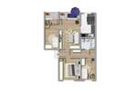 Etagenwohnung Schwerin Mueßer Holz - 4 Zimmer, 83 m&sup2;, 520&euro; | Angebot:26798021