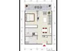 Etagenwohnung Hilden Kalstert - 2 Zimmer, 52 m&sup2;, 166.000&euro; | Angebot:27081305