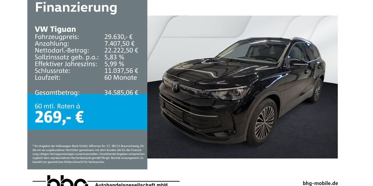 VW Tiguan 24.656 km 29.630 &euro; Mössingen 72116