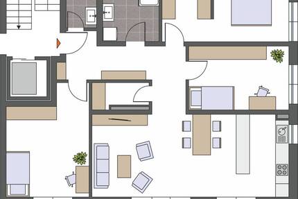 Wohnung Konstanz Wollmatingen - 4 Zimmer, 94 m&sup2;, 1.690&euro; | Angebot:26435751