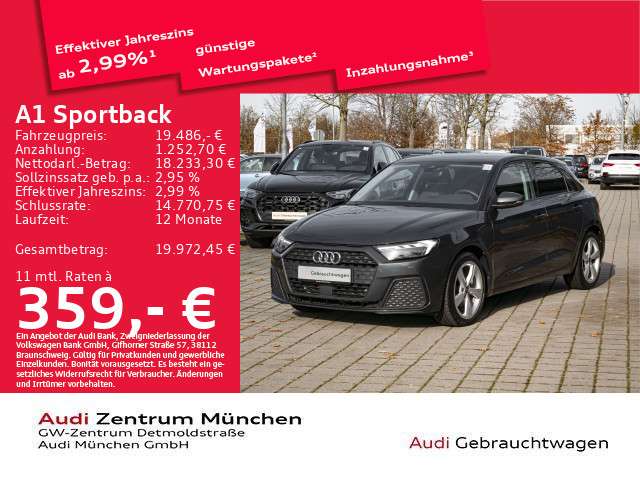 Audi A1 43.606 km 18.967 &euro; München 80935
