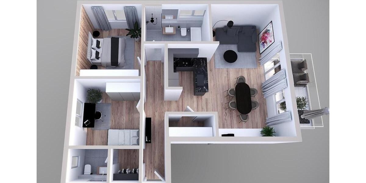 3-Zi. Neubauwohnung in Rheinsheim 3 zimmer