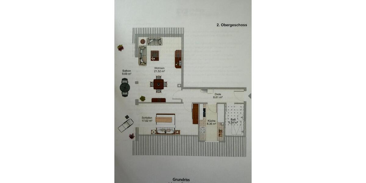 Dachgeschoßwohnung Bad Wörishofen - 2 Zimmer, 71 m&sup2;, 239.500&euro; | Angebot:26882727