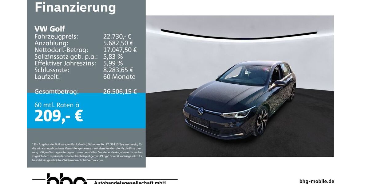 VW Golf 33.057 km 22.730 &euro; Durmersheim 76448