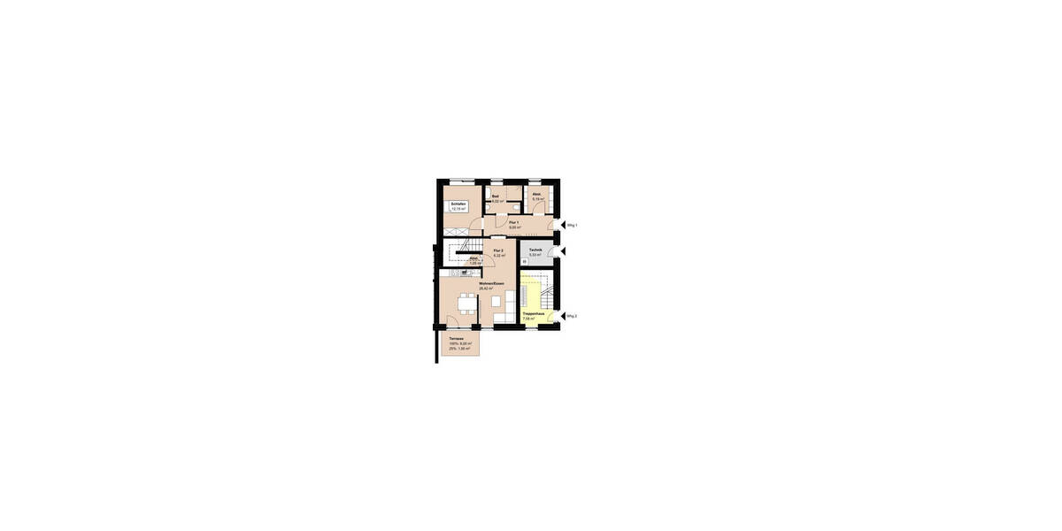Etagenwohnung Rheine Schotthock - 6 Zimmer, 128 m&sup2;, 463.000&euro; | Angebot:26674090