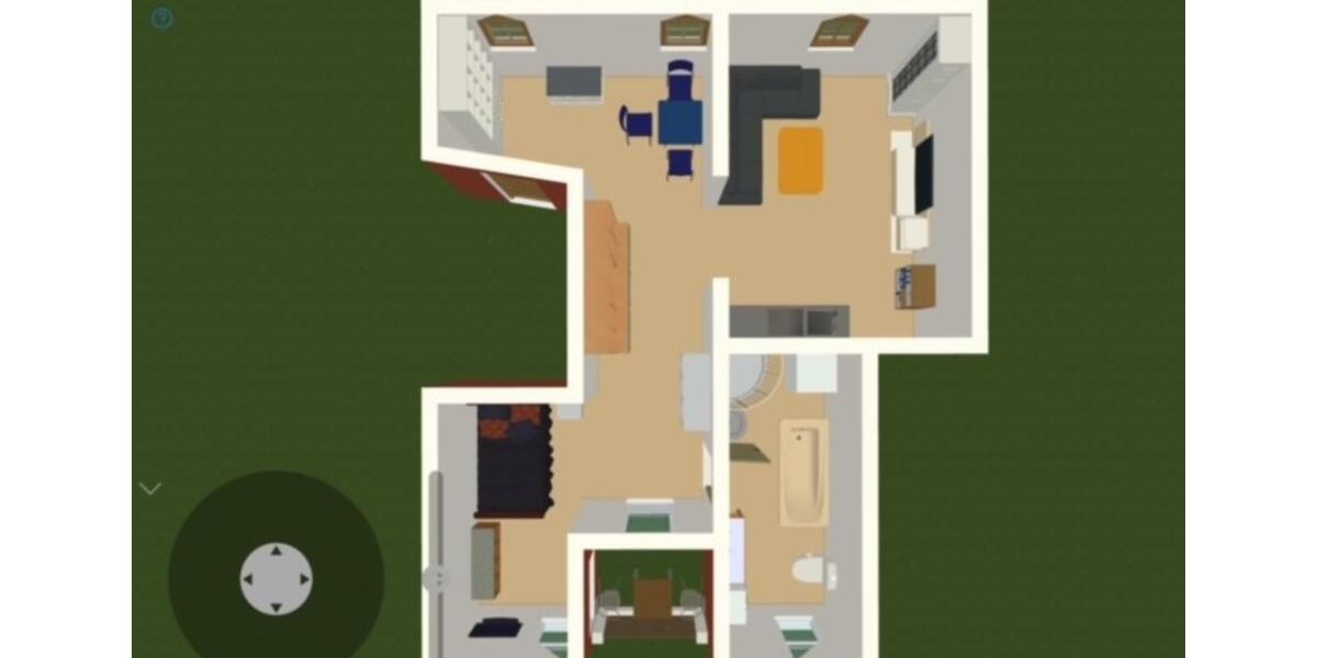 Dachgeschoßwohnung Bad Langensalza - 2 Zimmer, 50 m&sup2;, 350&euro; | Angebot:25366938