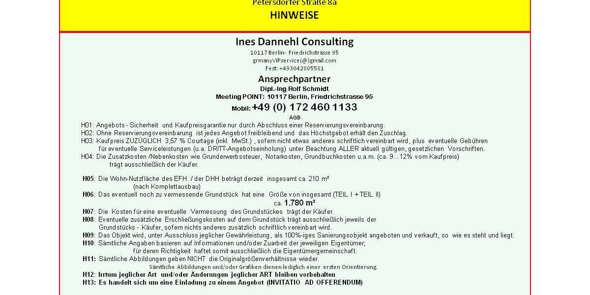 Doppelhaushälfte Zeschdorf Petershagen - 5 Zimmer, 210 m&sup2;, 157.000&euro; | Angebot:26418741