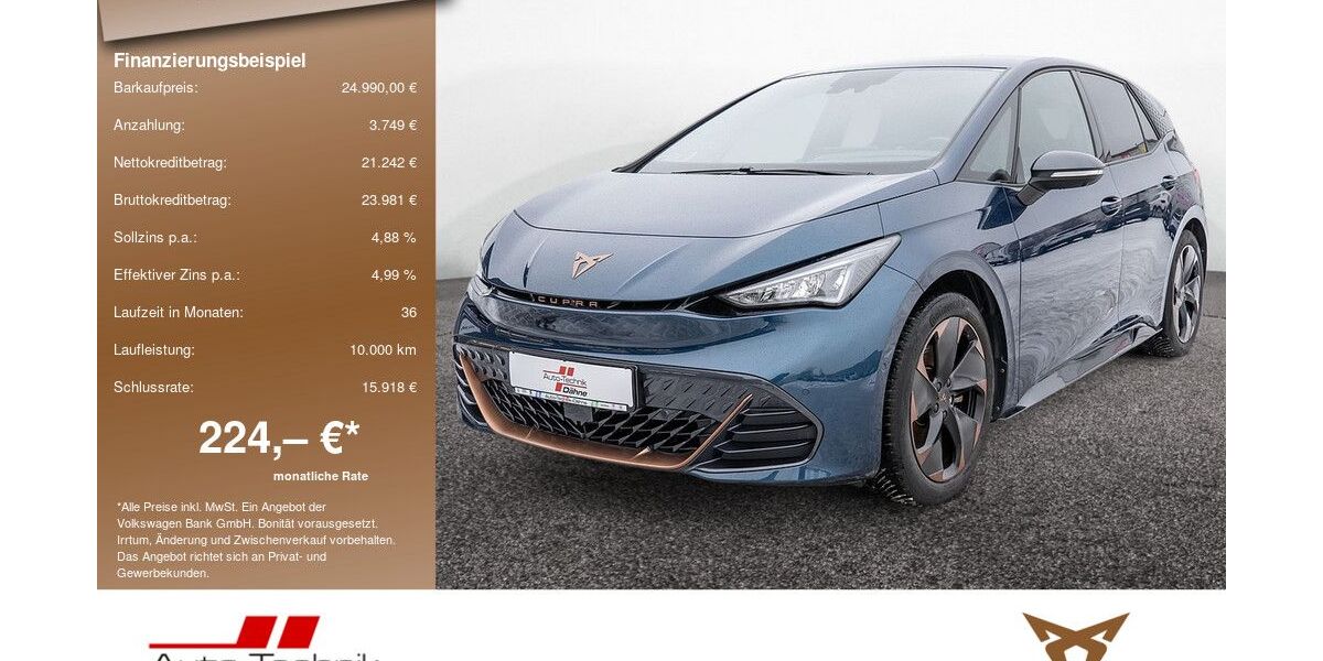 Cupra Born 47.666 km 24.990 &euro; Rathenow 14712