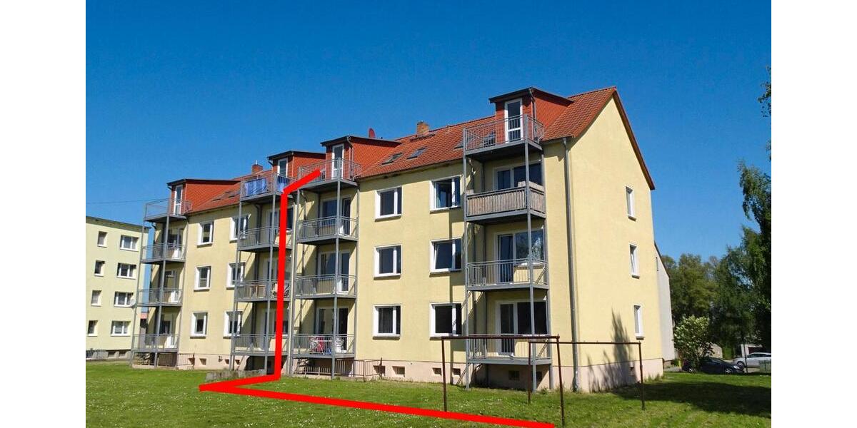 Etagenwohnung Burow - 3 Zimmer, 60 m&sup2;, 425&euro; | Angebot:25417433