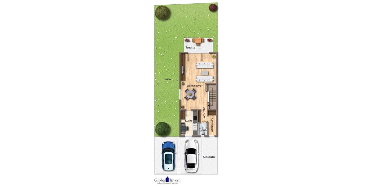 Reihenendhaus Wiesloch / Baiertal Baiertal - 6 Zimmer, 151 m&sup2;, 499.000&euro; | Angebot:25693227