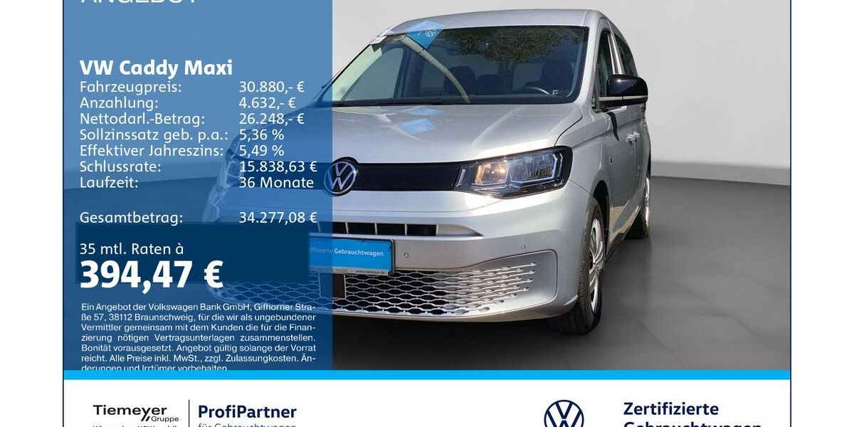 VW Caddy 20.170 km 30.370 &euro; Recklinghausen 45663