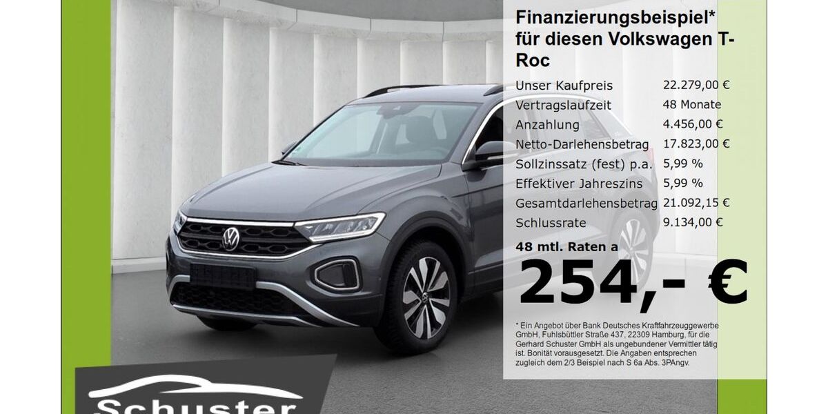 VW T-Roc 18.829 km 22.279 &euro; Ruhstorf 94099