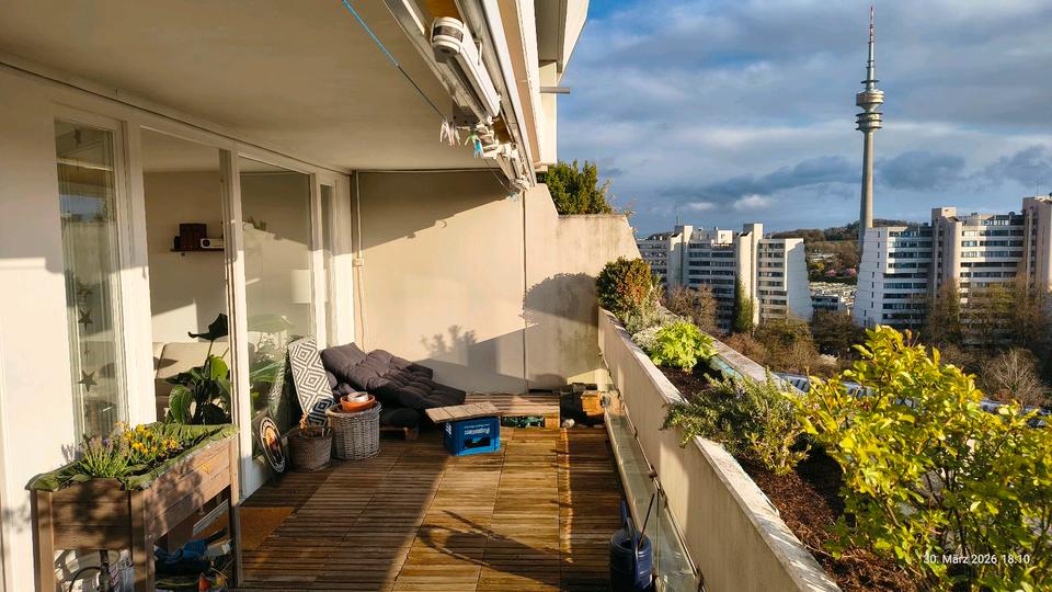 Terrassenwohnung München Moosach - 2 Zimmer, 64 m&sup2;, 1.480&euro; | Angebot:26035491
