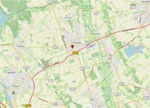 Etagenwohnung Grefrath - 2 Zimmer, 56 m&sup2;, 330&euro; | Angebot:24991533