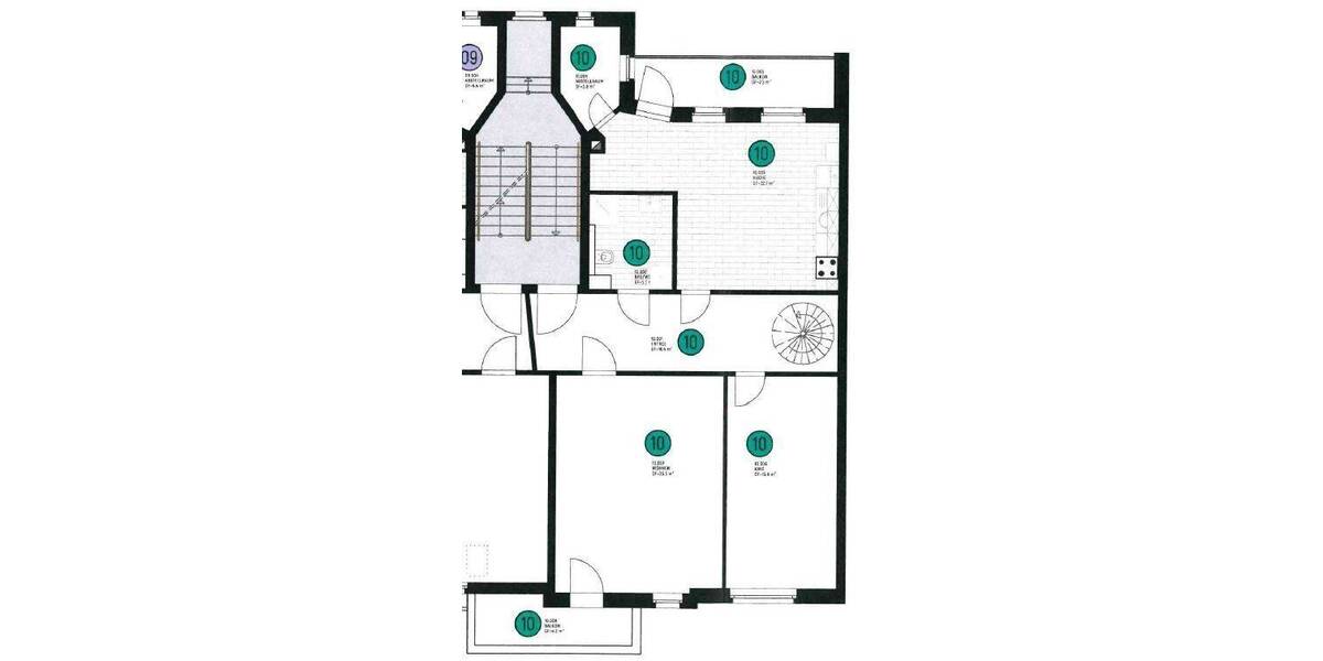 Etagenwohnung Leipzig Gohlis-Mitte - 3 Zimmer, 125 m&sup2;, 1.500&euro; | Angebot:26886748