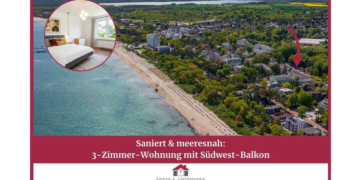 Etagenwohnung Timmendorfer Strand - 3 Zimmer, 80 m&sup2;, 459.000&euro; | Angebot:26816061