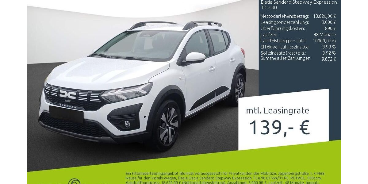 Dacia Sandero 1.500 km 17.590 &euro; Stuhr 28816