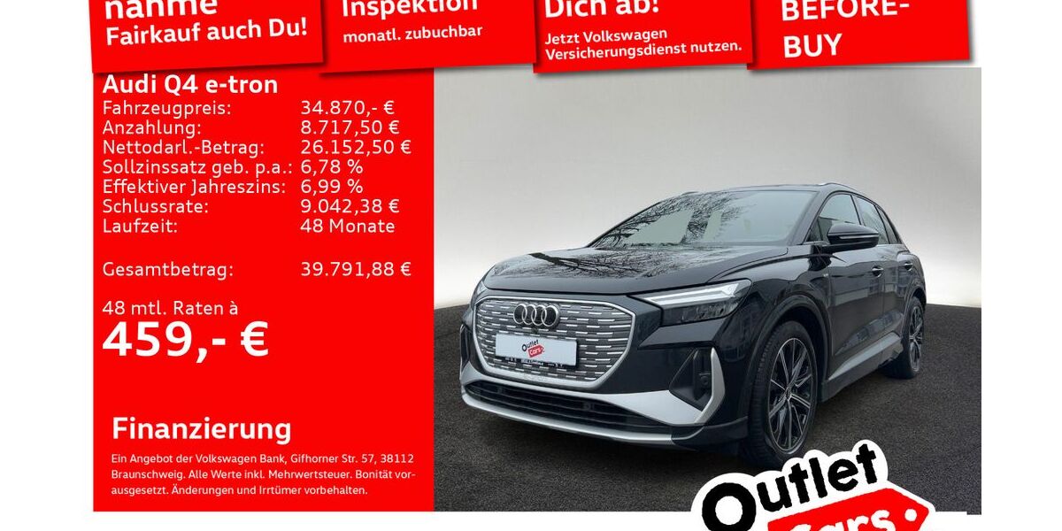 Audi Q4 e-tron 65.149 km 34.870 &euro; Senden 89250