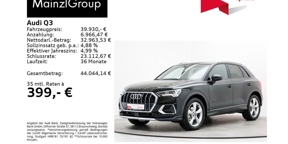 Audi Q3 5.700 km 37.790 &euro; Feldkirchen/Westerham 83620