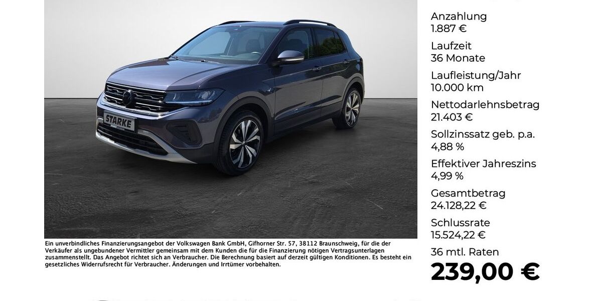VW T-Cross 10.880 km 23.290 &euro; Wallenhorst 49134