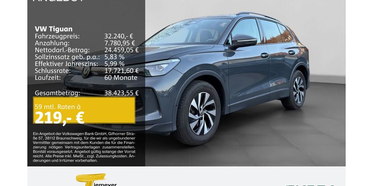 VW Tiguan 21.932 km 31.480 &euro; Werdohl 58791