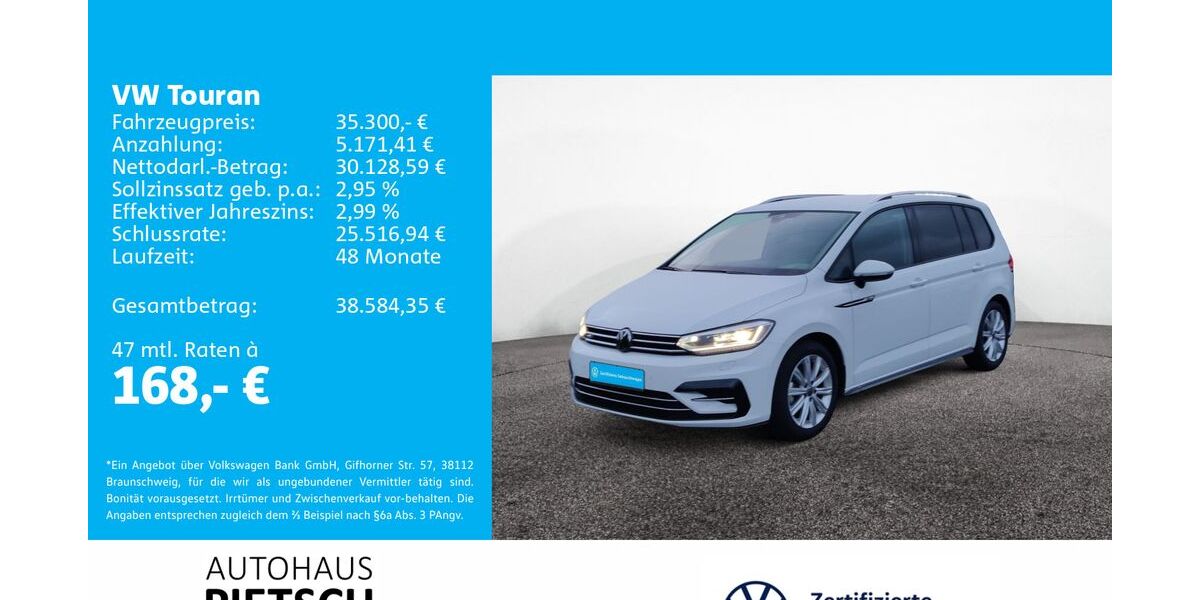 VW Touran 25.396 km 35.300 &euro; Melle 49324