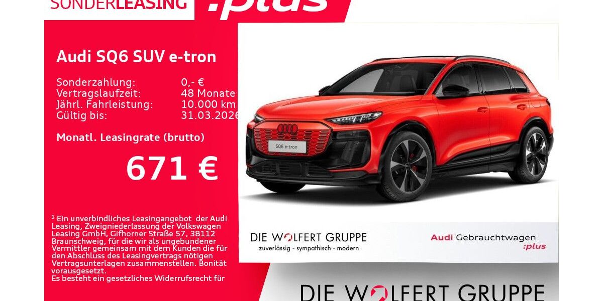 Audi SQ6 e-tron 6.204 km 79.295 &euro; Großwallstadt 63868