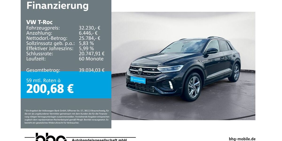 VW T-Roc 9.252 km 31.360 &euro; Rottweil 78628