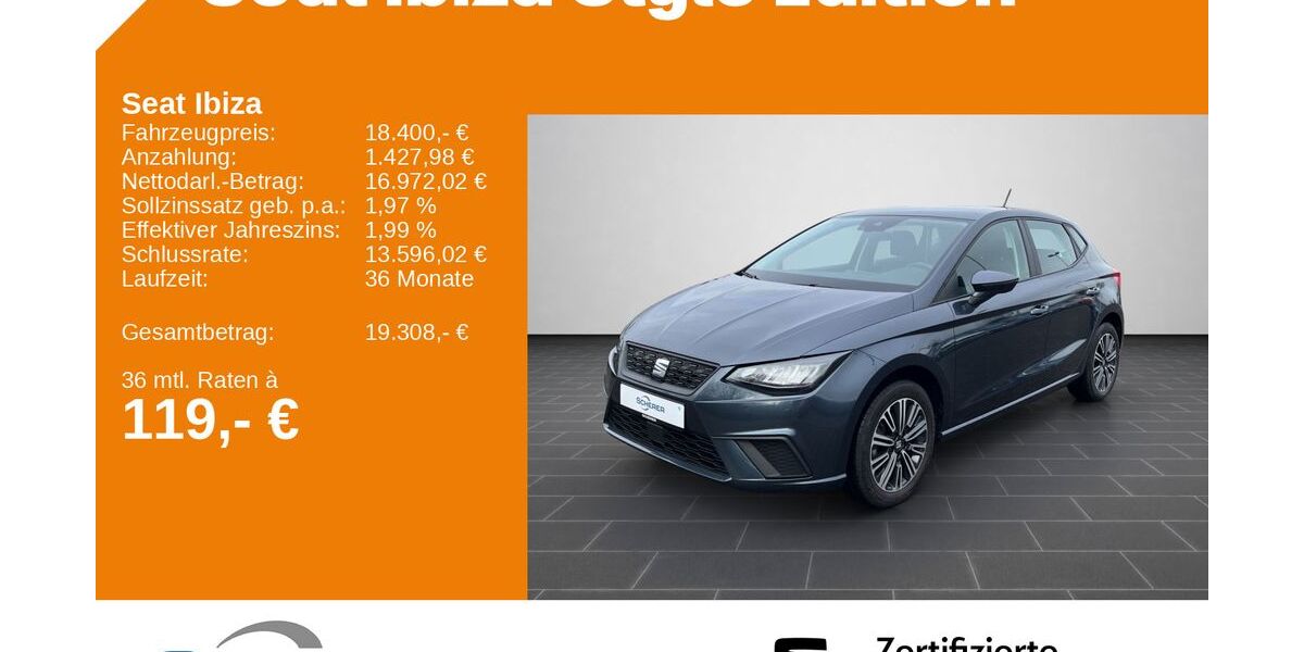 Seat Ibiza 17.229 km 16.900 &euro; Mainz 55129