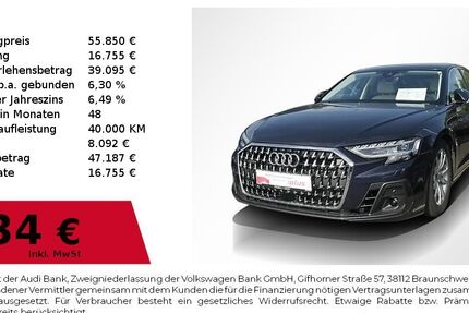 Audi A8 55.800 km 55.850 &euro; Lauf an der Pegnitz 91207