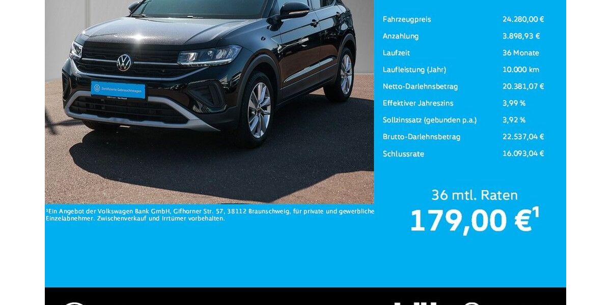 VW T-Cross 24.934 km 22.560 &euro; Trier 54292